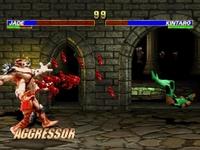 une photo d'Ã©cran de Mortal Kombat Trilogy sur Sega Saturn
